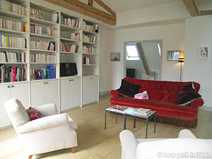 Paris 3 Bedroom accommodation - living room 1 (PA-3764) photo 3 of 4