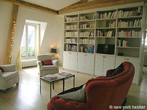 Paris 3 Bedroom accommodation - living room 1 (PA-3764) photo 2 of 4