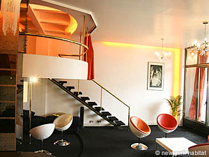 Paris Studio mit Alkoven - Loft ferienwohnung - wohnzimmer (PA-3772) photo 5 von 20