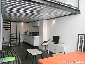 Parigi Monolocale - Triplex appartamento casa vacanze - soggiorno (PA-3796) photo 3 di 9