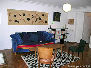 Paris T3 logements location appartements - s&eacute;jour (PA-3798) photo 1 de 8