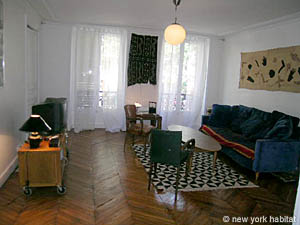 Paris T3 logements location appartements - s&eacute;jour (PA-3798) photo 3 de 8