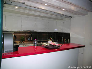 Par&iacute;s 1 Dormitorio apartamento - cocina (PA-3802) photo 3 de 4