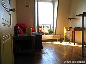 Paris Studio/T1 logements location appartements - s&eacute;jour (PA-3823) photo 2 de 13
