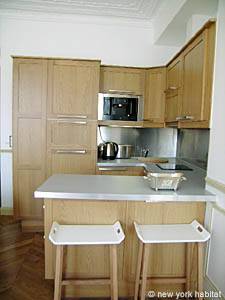 Paris 2 Zimmer wohnungsvermietung - k&uuml;che (PA-3827) photo 2 von 3