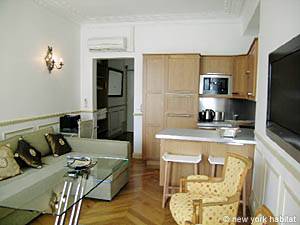 Paris 2 Zimmer wohnungsvermietung - wohnzimmer (PA-3827) photo 2 von 14