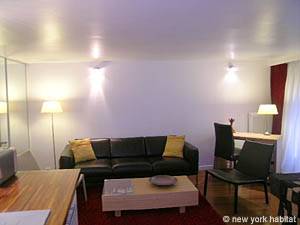 Par&iacute;s 1 Dormitorio alojamiento - sala (PA-3829) photo 3 de 9