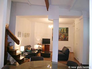 Par&iacute;s 2 Dormitorios - Loft - D&uacute;plex apartamento - sala (PA-3837) photo 3 de 9