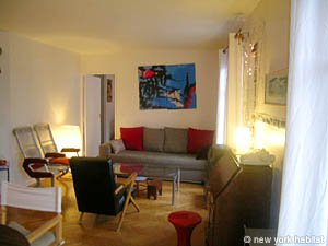 Paris T2 logements location appartements - s&eacute;jour (PA-3844) photo 3 de 10