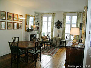 Paris T2 logements location appartements - s&eacute;jour (PA-3847) photo 1 de 10