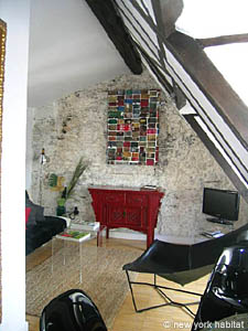 Paris T2 logements location appartements - s&eacute;jour (PA-3856) photo 3 de 12