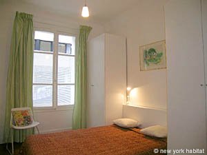 Par&iacute;s 1 Dormitorio apartamento - dormitorio (PA-3883) photo 1 de 5