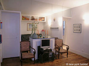 Paris 1 Bedroom apartment - living room (PA-3899) photo 4 of 6