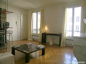 Paris 1 Bedroom apartment - living room (PA-3904) photo 1 of 8