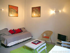Paris 1 Bedroom accommodation - living room (PA-3912) photo 2 of 7