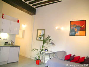 Paris 1 Bedroom accommodation - living room (PA-3912) photo 3 of 7