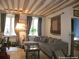 Paris 2 Zimmer ferienwohnung - wohnzimmer (PA-3914) photo 2 von 6
