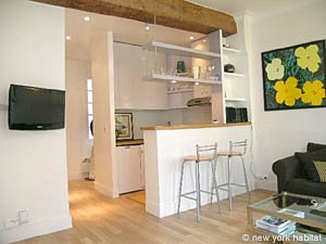 Paris 2 Zimmer ferienwohnung - wohnzimmer (PA-3923) photo 2 von 8