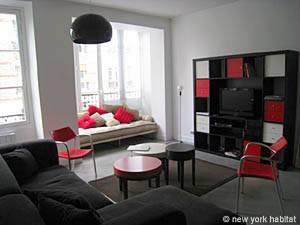 Parigi 2 Camere da letto - Loft appartamento casa vacanze - soggiorno (PA-3929) photo 5 di 8