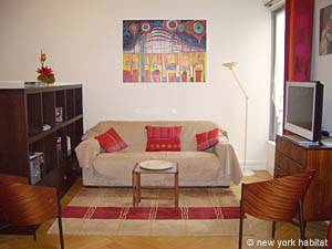 Paris Studiowohnung wohnungsvermietung - wohnzimmer (PA-3933) photo 1 von 10