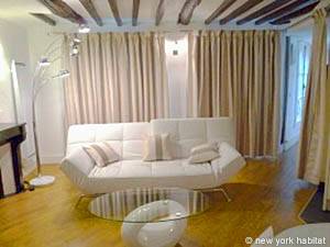 Paris 1 Bedroom apartment - living room (PA-3934) photo 3 of 11