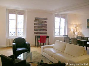 Parigi 2 Camere da letto appartamento casa vacanze - soggiorno (PA-3943) photo 3 di 9