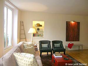 Par&iacute;s 1 Dormitorio alojamiento - sala (PA-3950) photo 2 de 8