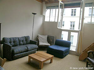 Parigi Monolocale - Duplex appartamento - soggiorno (PA-3975) photo 2 di 17