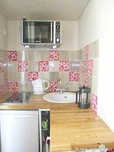 Paris Studiowohnung wohnungsvermietung - k&uuml;che (PA-3983) photo 2 von 2