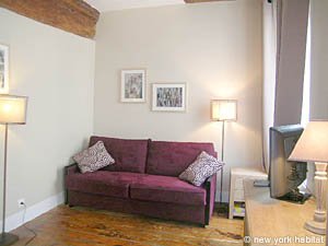 Paris Studiowohnung wohnungsvermietung - wohnzimmer (PA-3983) photo 4 von 8