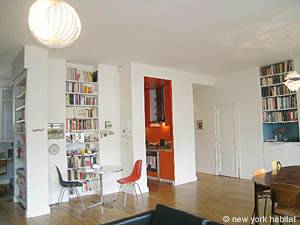 Parigi 2 Camere da letto appartamento casa vacanze - soggiorno (PA-3995) photo 3 di 9