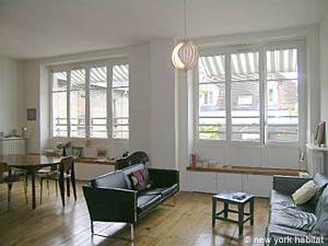 Parigi 2 Camere da letto appartamento casa vacanze - soggiorno (PA-3995) photo 1 di 9