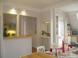 Paris T3 appartement location vacances - s&eacute;jour (PA-3999) photo 2 sur 6