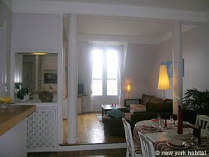Paris T3 appartement location vacances - s&eacute;jour (PA-3999) photo 4 sur 6
