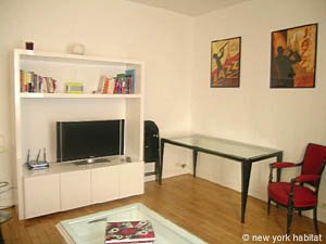 Par&iacute;s 1 Dormitorio alojamiento - sala (PA-4002) photo 2 de 4