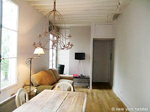 Paris 1 Bedroom apartment - living room (PA-4006) photo 3 of 5