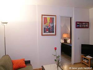Paris 1 Bedroom accommodation - living room (PA-4007) photo 2 of 5