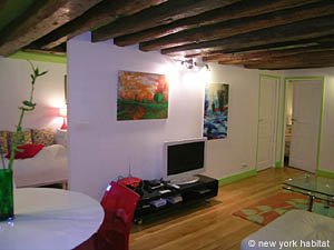 Paris 2 Zimmer ferienwohnung - wohnzimmer (PA-4012) photo 3 von 11