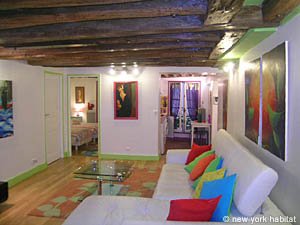 Paris 2 Zimmer ferienwohnung - wohnzimmer (PA-4012) photo 4 von 11