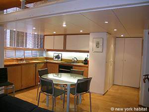 Par&iacute;s 1 Dormitorio - Loft - D&uacute;plex apartamento - cocina (PA-4015) photo 1 de 4