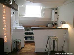 Paris Studio avec Alc&ocirc;ve T1 appartement location vacances - cuisine (PA-4022) photo 1 sur 3