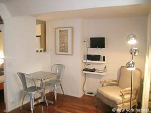 Paris Studio avec Alc&ocirc;ve T1 appartement location vacances - s&eacute;jour (PA-4022) photo 3 sur 8