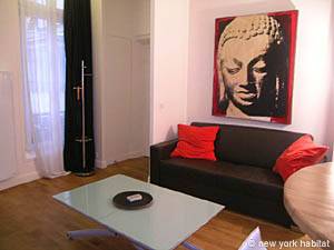 Paris 2 Zimmer wohnungsvermietung - wohnzimmer (PA-4031) photo 5 von 5