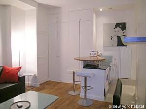 Paris 2 Zimmer wohnungsvermietung - wohnzimmer (PA-4031) photo 4 von 5