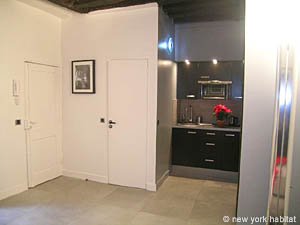 Paris Studio T1 logement location appartement - s&eacute;jour (PA-4035) photo 5 sur 8
