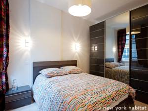 Paris 2 Zimmer wohnungsvermietung - schlafzimmer (PA-4163) photo 2 von 3