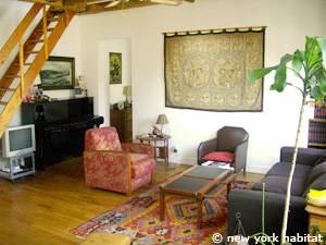 Paris 2 Bedroom - Loft - Duplex accommodation - living room (PA-4188) photo 4 of 5