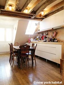 Paris T4 - Loft - Triplex appartement location vacances - cuisine (PA-4264) photo 1 sur 2