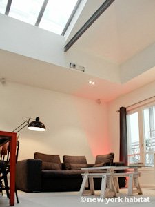 Paris T3 - Loft appartement location vacances - s&eacute;jour (PA-4267) photo 2 sur 5