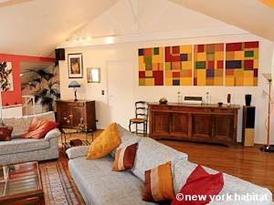 Paris T3 - Duplex appartement location vacances - s&eacute;jour (PA-4270) photo 4 sur 5